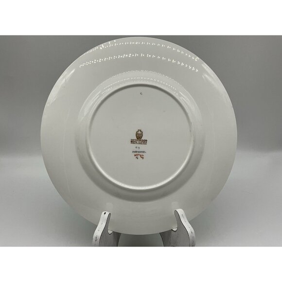 Wedgewood Bone China Pimpernel Pattern 10.5 Inch Dinner Plate Vintage Dinnerware - Picture 14 of 16